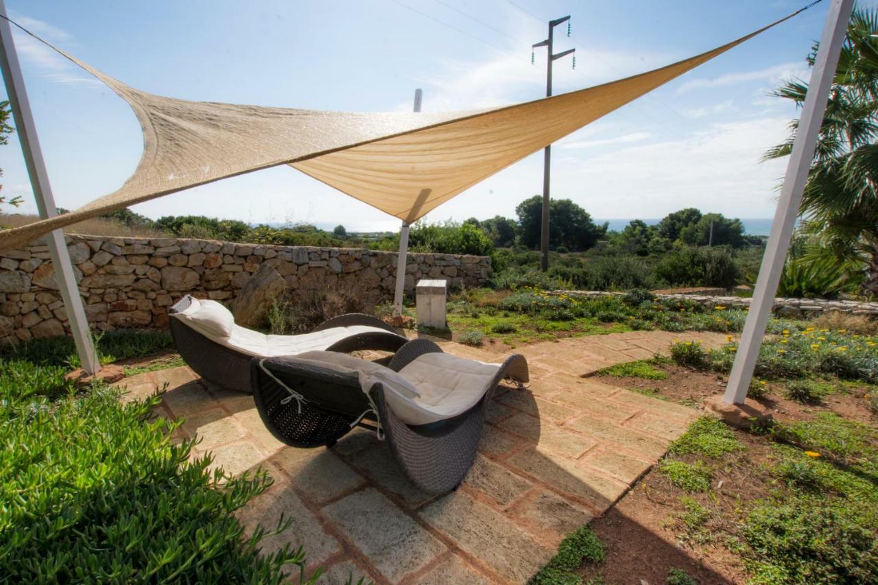 Le Gioie - Villa Macchia Mediterranea - Splendida Villa Vista Mare Immersa Nel Verde Torre Pali Exteriör bild